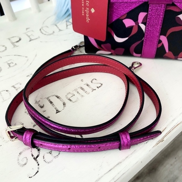 KATE SPADE, New York, Wrapping Party Gift Box, Leather, Crossbody Handbag, Purse - Picture 9 of 16